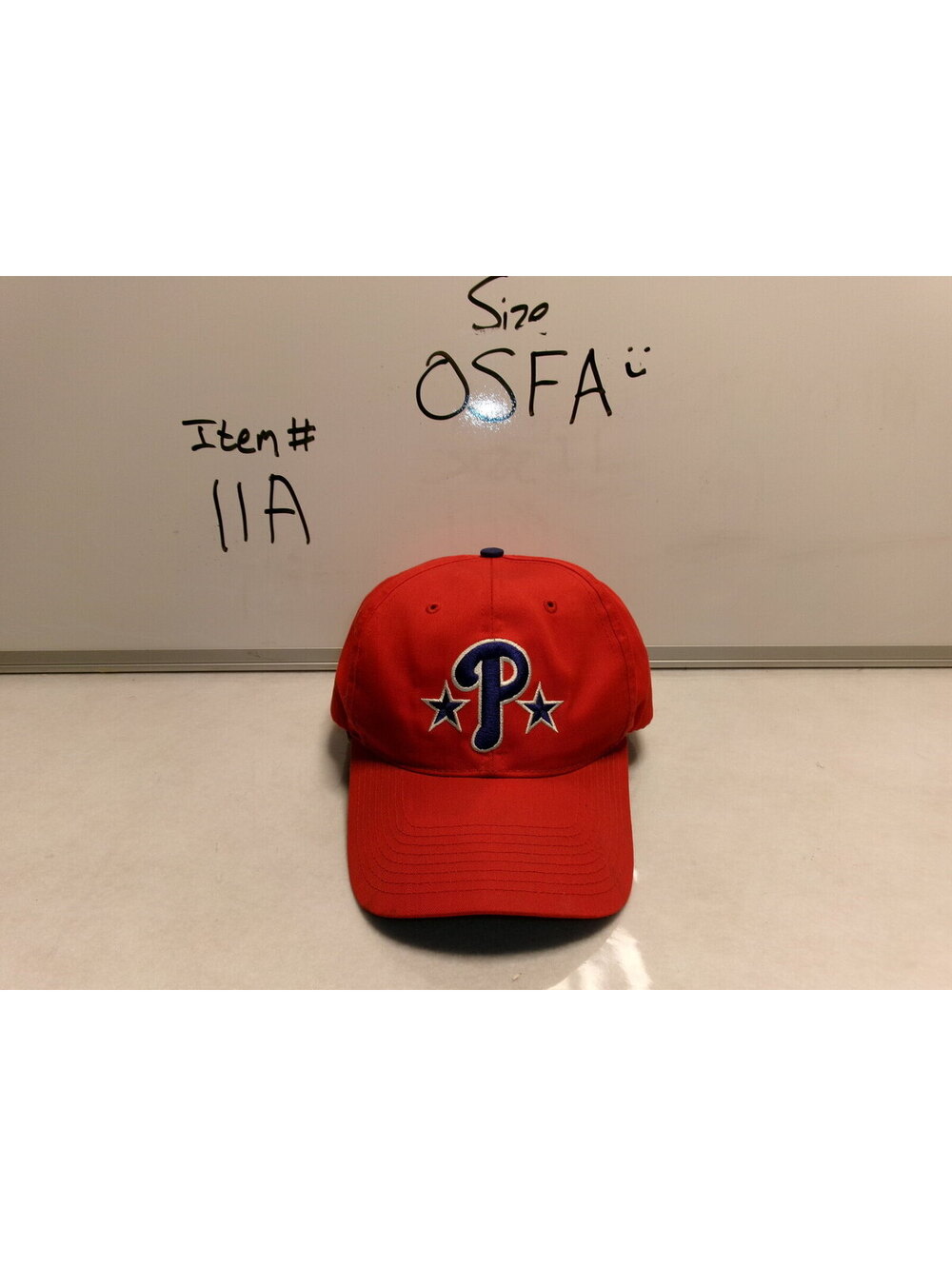Philadelphia Phillies Red Baseball Cap Adjustable OSFA